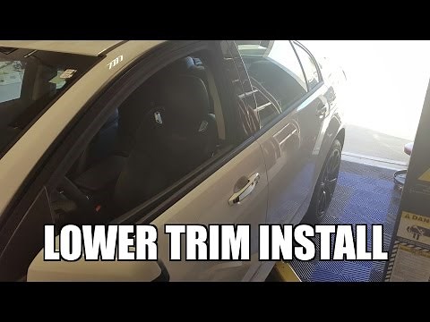 2014+ Chevy SS & Pontiac G8 Black Lower Window Removal/Install