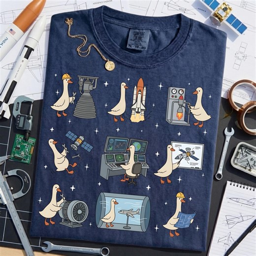 Aerospace Engineer Silly Goose Shirt - Funny Rocket Scientist Tee, NASA Lover Gift, Space Engineer Shirt, Aeronautical Engineer Gift - Etsy