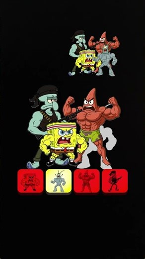 Buff Spongebob Crew is built different 💀