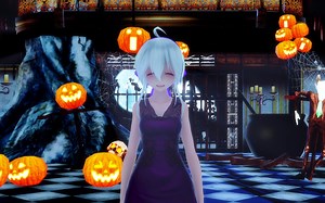 [MMD]Happy Halloween（弱音HAKU）P2竖屏