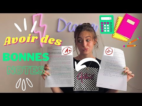 8 astuces pour avoir des BONNES NOTES !