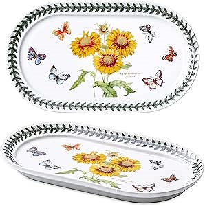8-Inch Rectangular Appetizer Plate for Serving Desserts 1 Piece, Sandwich, Salads, Sushi, Tapas, and Cakes. Microwave & Oven Safe Garden Dinner Plates with Edge, Porcelain Plates for Kitchen Decor