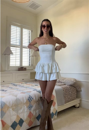 Charming White Mini Dress for Stylish Occasions