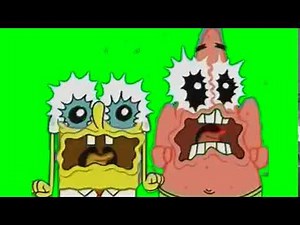 SpongeBob Green Screen: Spongebob and Patrick Panicking
