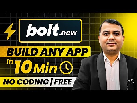 Complete Bolt.new Tutorial: Build Apps in Minutes Without Coding | Step-by-Step Guide | 207
