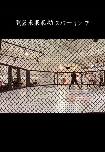 朝倉未来最新スパーリングハイライト