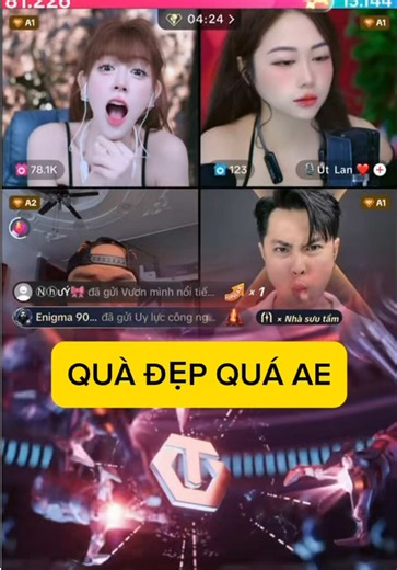 Cám ơn a Enigma đã cho chị Mờ & xã đoàn tụi em xem hiệu ứng quà đẹp ạ 🫶🏻👏🏻🪸 #m69 #fyp #viral