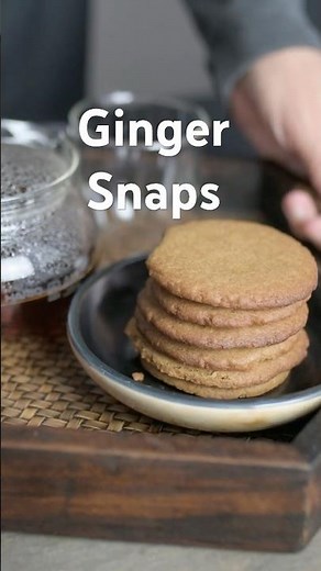 Easy Ginger snaps #shorts