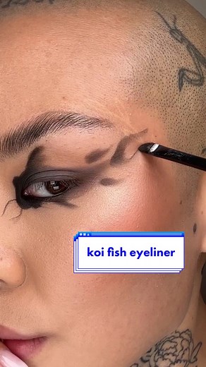 Koi Fish Eyeliner Makeup Tutorial