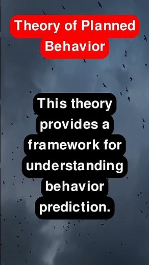 Theory of Planned Behavior