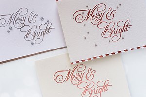 Glimmer Hot Foil System | Letterpress Techniques for Holiday Cards. Video