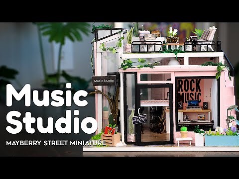 Full Build Music Studio | Mayberry Street Miniatures