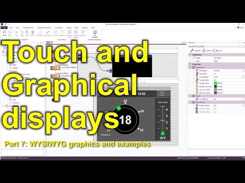 Touch and graphical displays part 7 - WYSIWYG design and examples