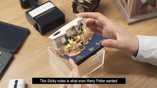 Harry Potter 3D Sticky Notes Unboxing and Craft Ideas
