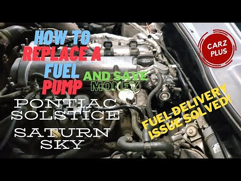 Pontiac Solstice Saturn Sky Fuel Pump - How to Replace a Solstice or Sky Fuel Pump