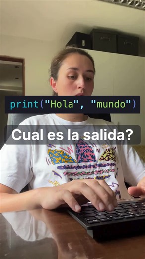 Cual es el la salida de este codigo? 🤔 Decime en los comentarios 👇🏻 Seguime para mas desafios con python @programaconmica #computersience #python #pythonchallenges #programming #code