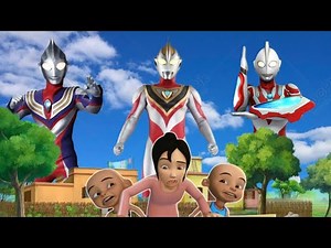 KOMPILASI UPIN IPIN, ULTRAMAN RIBUT, ULTRAMAN TIGA & ULTRAMAN GAIA VS PARA MONSTER