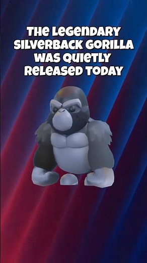 Silverback Gorilla Out Now in #AdoptMe