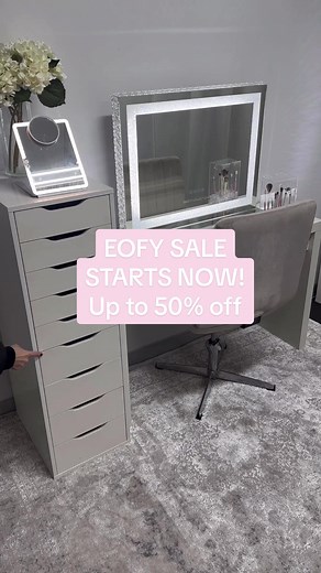 EOFY Sale: Up to 50% off Vanity Table & Drawer Units