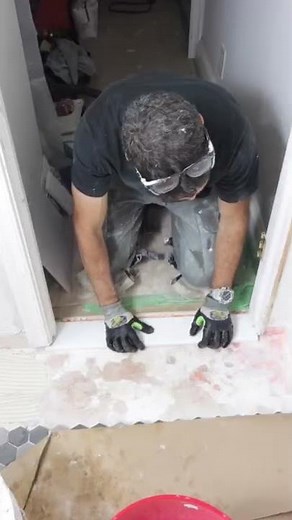 Door Threshold Installation Tips - #shorts