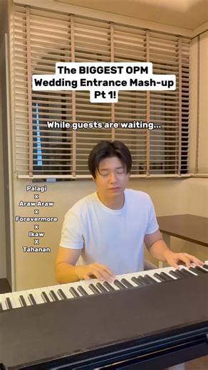 The perfect wedding entrance playlist for my 🇵🇭 friends 🤍 *IG doesn’t allow video >3 mins so check out the full video on my YT* #weddingentrance #foreveemore #tahanan #palagi #ikaw | James Wong