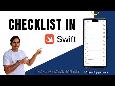 How to Create Custom Checkbox List Swift | Checklist Swift | Xcode 14 and Swift 5