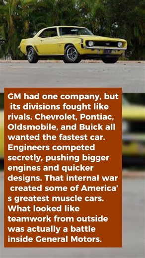 GM’s Biggest Internal Fight Changed Muscle Cars
