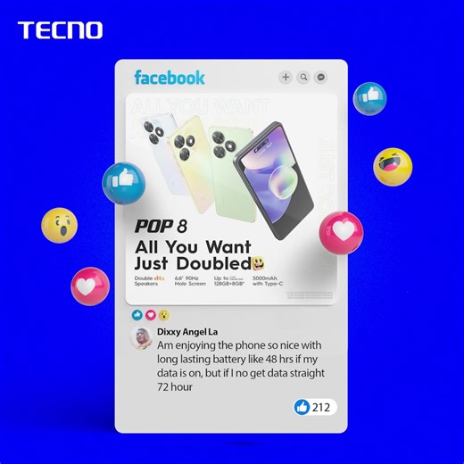 POV: T-fans are loving the TECNO POP 8 Series. 🤭 Reviews like these🔥🔥🔥 #TECNOPOP8 | TECNO Mobile