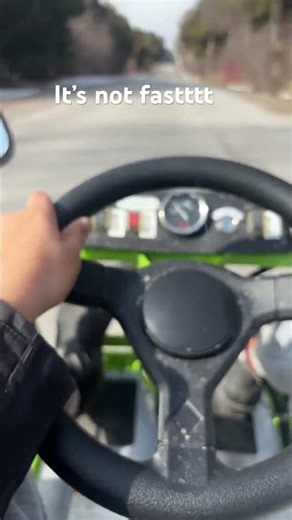 It’s not fast #funny #go cart #fast