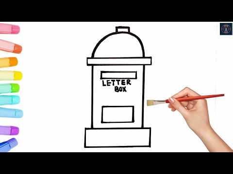 Easy Letter Box Drawing | Step by Step Art Tutorial