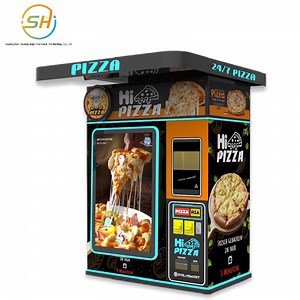 [Hot Item] 55-Inch Commercial Self-Service Pizza Vending Machine, Scenic Area Shopping Mall Fully Automatic French Fries Vending Machine, Dispenser Vending Machines