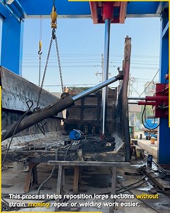 Heavy Metal Frame Lift Explained. #ConstructionTech #HeavyLift | Fun club