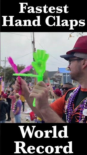 *World Record* Fastest Hand Clappers!