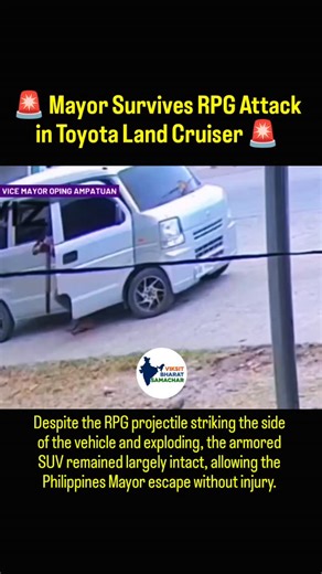 🚨 Mayor Survives RPG Attack in Toyota Land Cruiser 🚨 On the morning of January 25, 2026, Mayor Akmad "Mitra" Ampatuan of Shariff Aguak, Maguindanao del Sur, survived a sophisticated assassination attempt while traveling in his convoy. The Incident: Unidentified gunmen opened fire on the mayor's two-vehicle convoy at approximately 6:30 a.m. in Barangay Poblacion. The attackers utilized an improvised rocket-propelled grenade (RPG) and high-powered firearms in the assault. The Vehicle: Mayor Ampa