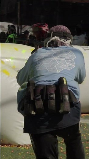 Pro Paintball Players In Action