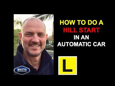 How to do a hill start in an automatic car
