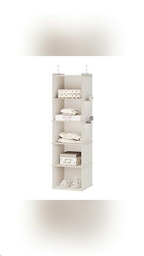 Premium 5-Shelf Hanging Closet Organizer