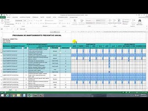 🔥Programa de mantenimiento preventivo en excel🔥
