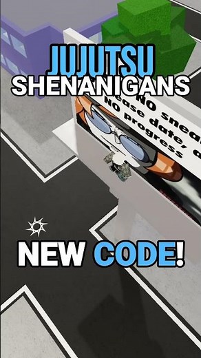 Jujutsu Shenanigans NEW CODE! #jjs #jjk #jujutsushenanigansupdate