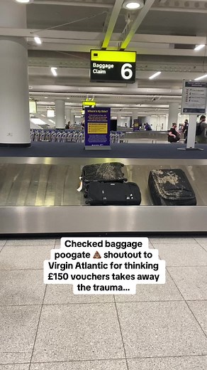 Disaster with Virgin Atlantic: Sewage on Baggage