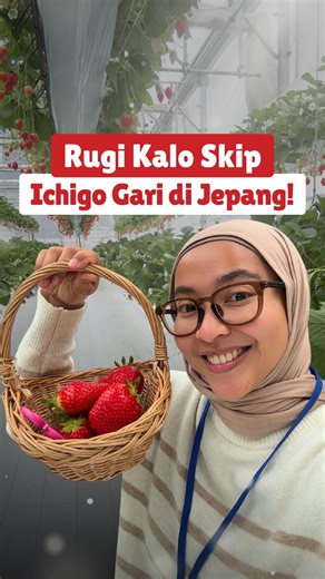 Cetta - Kursus Bahasa Jepang 🇯🇵 #Pedeajadulu on Instagram: "Musim dingin waktunya ichigo!! 😋🍓 Kalau Kamu ke Jepang mau metik strawberry juga gak Geng?? 🤩 ••• Lagi nyari kursus bahasa Jepang yg SIAP bantu Kamu wujudin impian? 🤭 Cetta Japanese's Available Class: 🌸 Elementary: belajar dari nol banget 🌸 Shokyuu 1: udah bisa hirakana, belajar materi level N5 🌸 Shokyuu 2: belajar materi level N4 🌸 Chuukyuu: belajar materi level N3 🌸 Joukyuu: belajar materi level N2 ••• ❌ Gak bisa ikut kelas