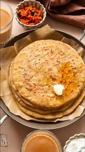 Breakfast Perfection! Crispy Aloo Paratha in 5 Mins 🫓✨