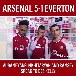 Aaron Ramsey: ⚽️⚽️⚽️ Henrikh Mkhitaryan: 🅰️🅰️🅰️ Aubameyang Pierre-Emerick: Debut goal ⚽️ The future is bright for Arsenal... | TNT Sports Football