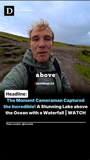 The breathtaking “lake above the ocean” that has stunned travel content creator @travelih. That is Lake Sørvágsvatn, also known as Leitisvatn, located on the island of Vágar in the Faroe Islands. Seen from the famous Trælanípa cliff, the lake creates a dramatic optical illusion, appearing as if it is suspended hundreds of feet above the vast Atlantic Ocean. This unique perspective has made it one of the most photographed natural wonders in the North Atlantic. In reality, the illusion is a result