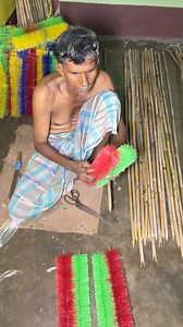 Plastic Jhull Jharu Making in India | Your choice