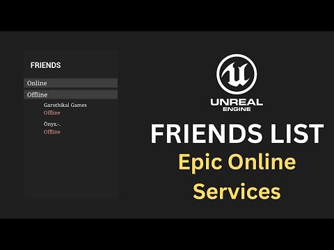Unreal Engine 5.6 Epic Online Services - EOS Friends List & Invite Player