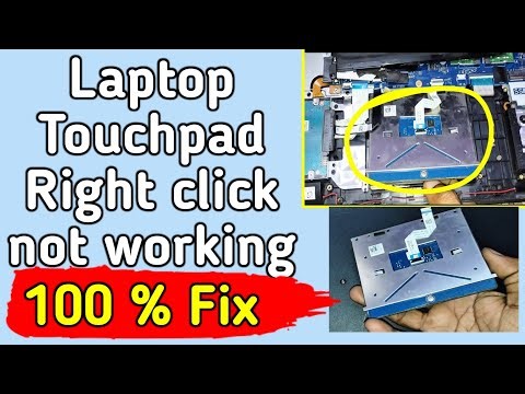 Laptop Mouse Touch Pad Right click not working problem quick fix | Dell Right click problem Repair