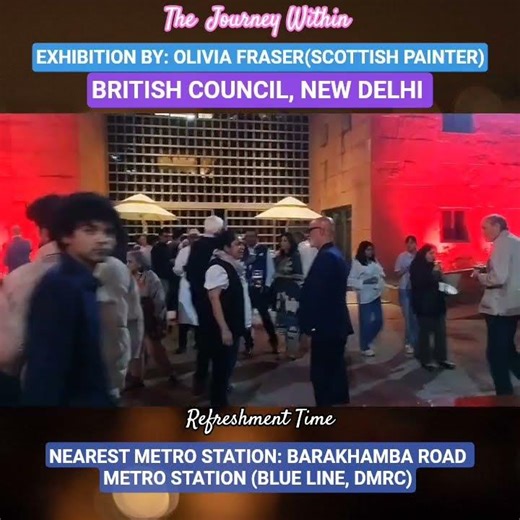 THE JOURNEY WITHIN: OLIVIA FRASER, BRITISH COUNCIL, NEW DELHI #india #britishcouncil#dmrc#ienergizer