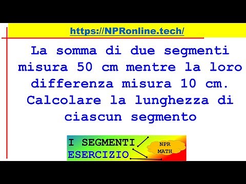 Sum and difference of two segments - Exercise - Segments