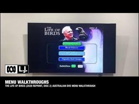 The Life of Birds (2020 reprint, Disc 2) Australian DVD Menu Walkthrough